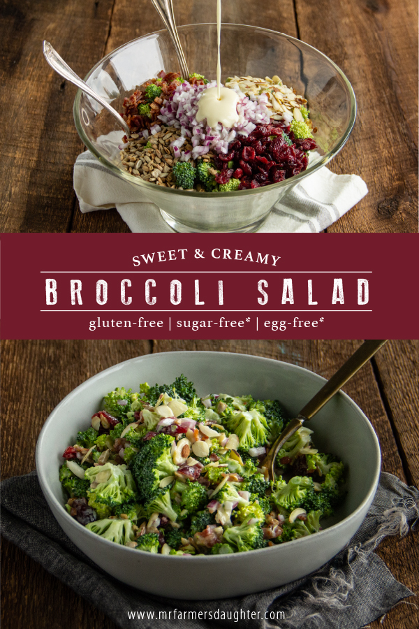 Sweet & Creamy Broccoli Salad