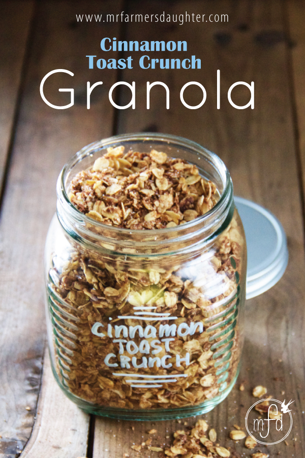 "Cinnamon Toast Crunch" Granola {glutenfree} Mr. Farmer's Daughter