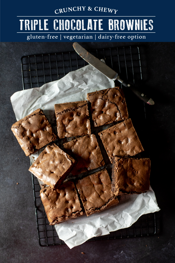 Triple Chocolate Brownies