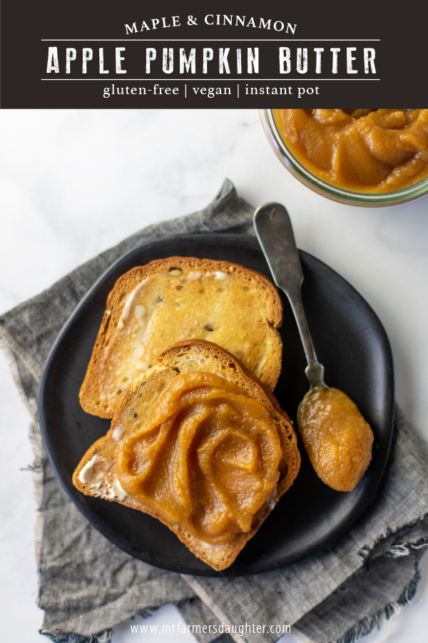 Instant Pot Maple and Cinnamon Apple Pumpkin Butter