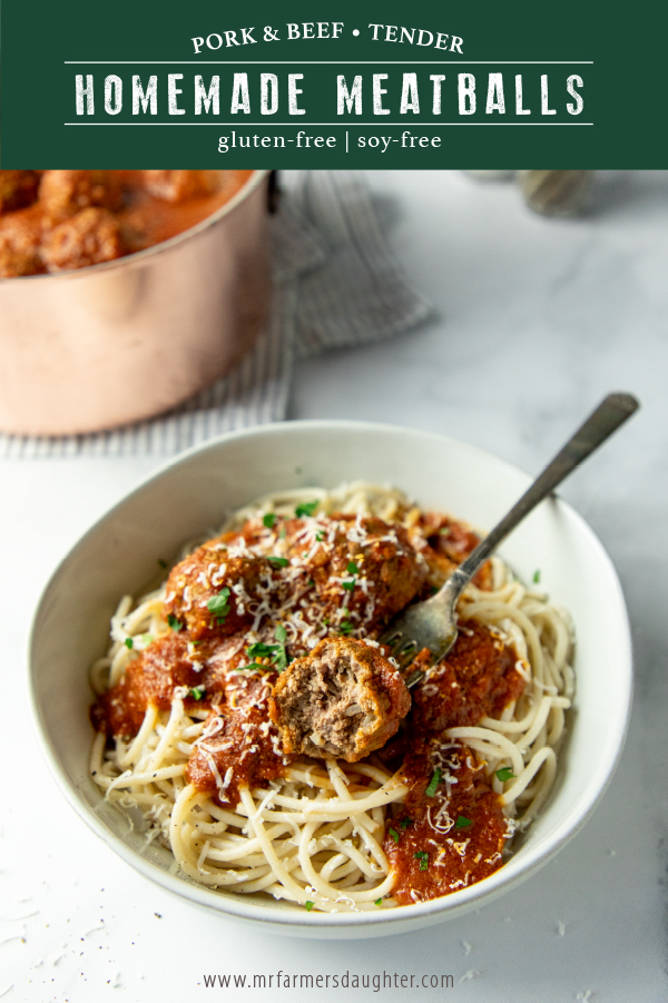 Spaghetti and meatballs