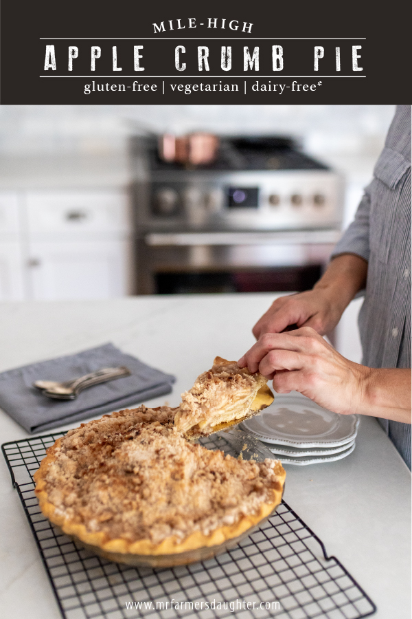 Mile-high Apple Crumb Pie