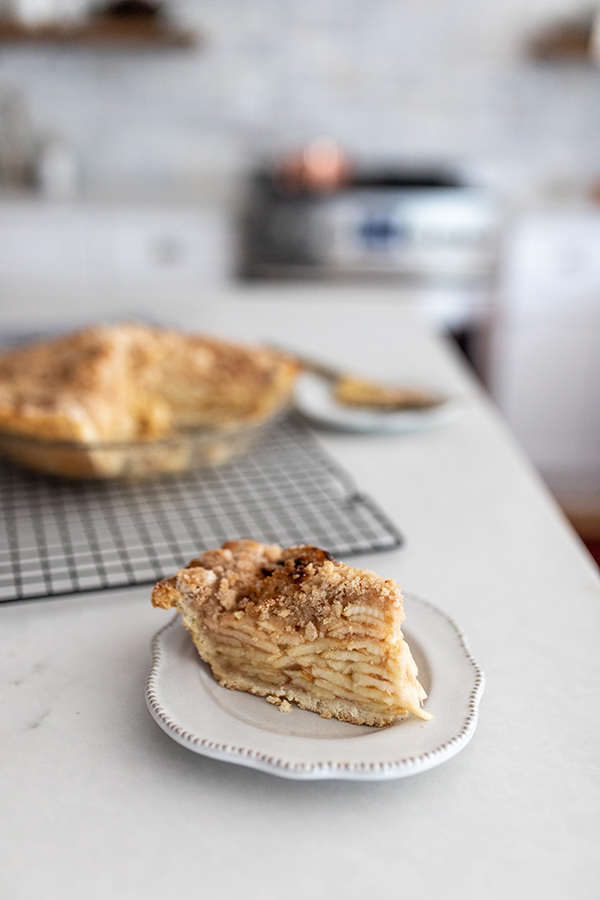 Mile-high Apple Crumb Pie