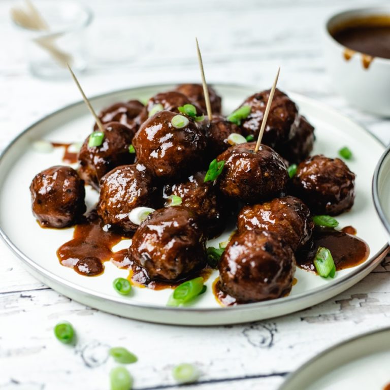 Balsamic Honey Meatballs