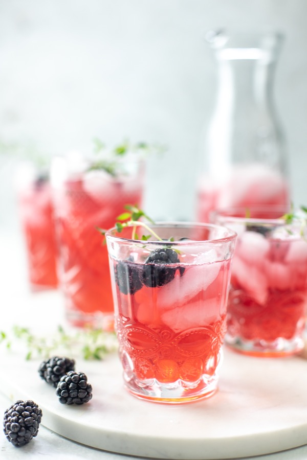 Blackberry Lemon Spritzer