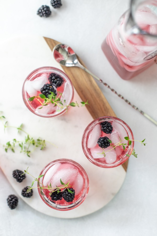 Blackberry Lemon Spritzer