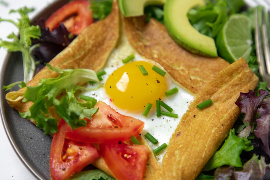 Stuffed Gluten-free Breakfast Crepes