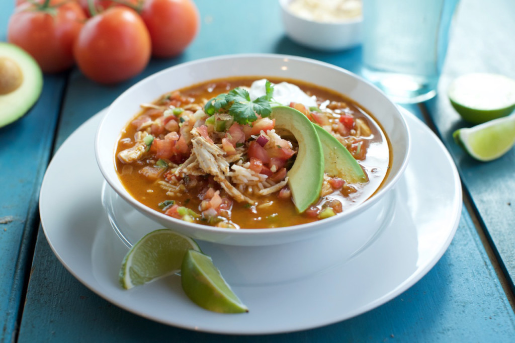 spicy tortilla soup