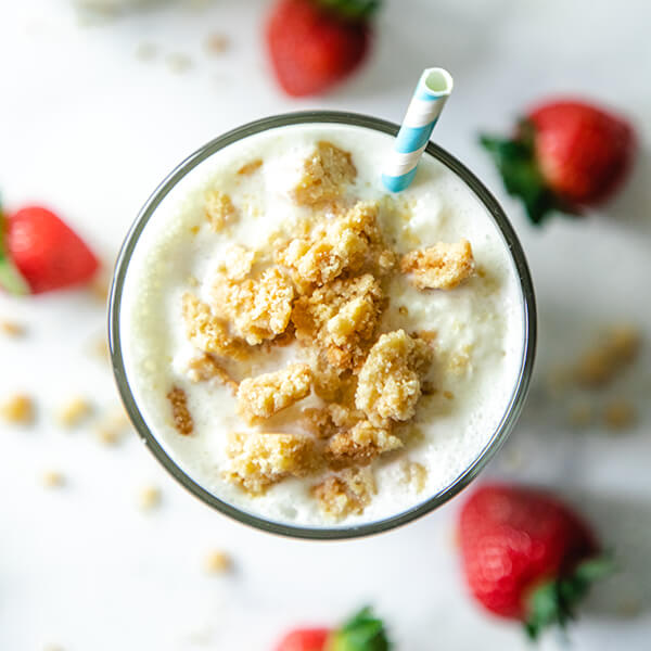 Low-carb Vanilla Cheesecake Smoothie