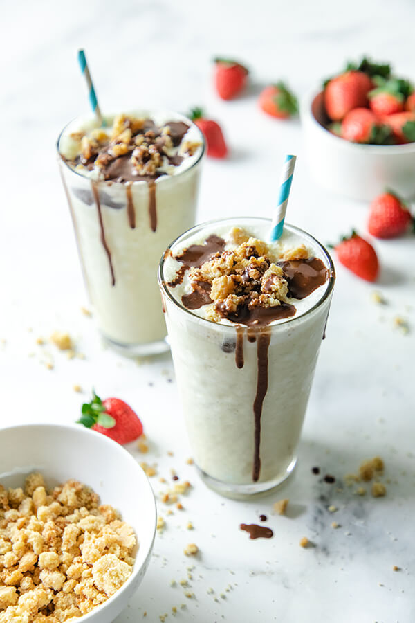 Low-carb Vanilla Cheesecake Smoothie