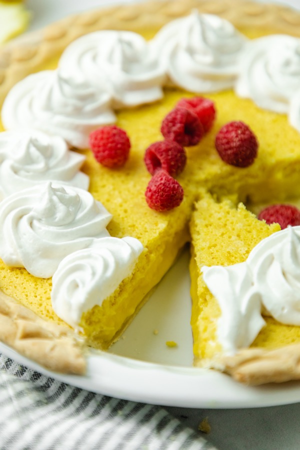 Gluten-free Lemon Sponge Pie