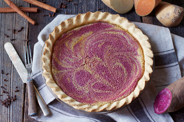 purple sweet potato pie recipe