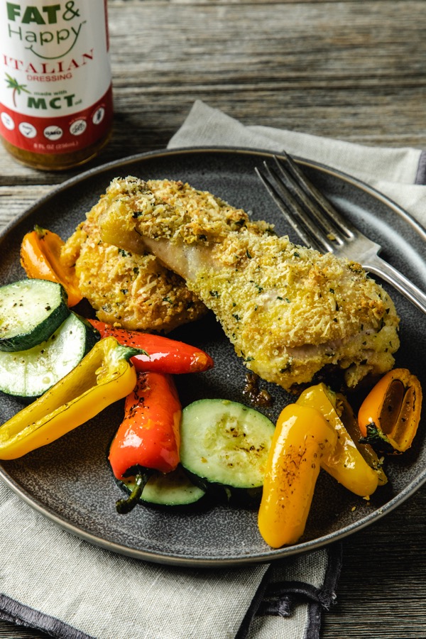 Low-carb, Parmesan Garlic Baked Chicken