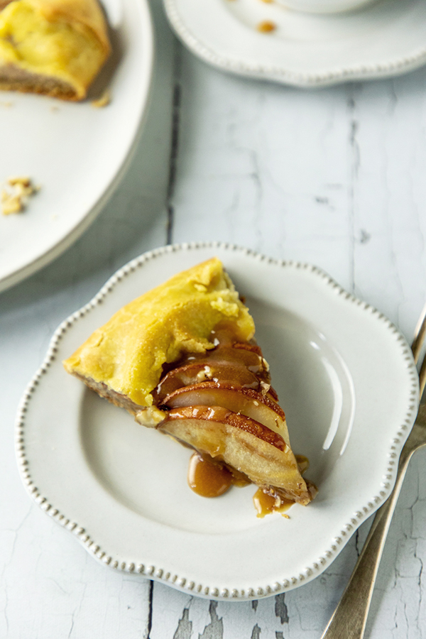 Triple Pear Galette with Caramel