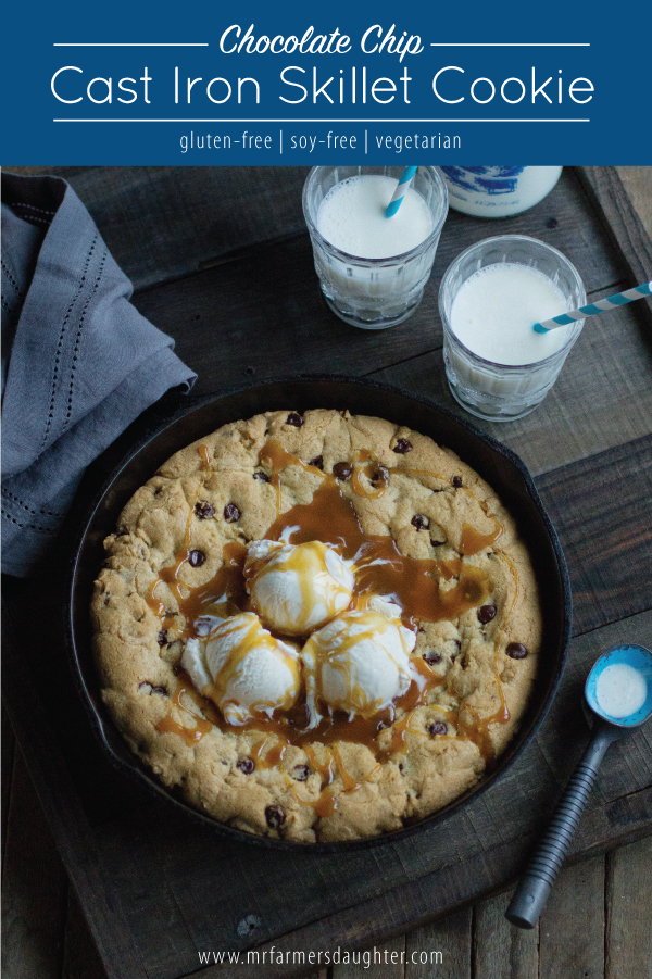 Gluten-Free Skillet Cookie: Pizookie - Snixy Kitchen