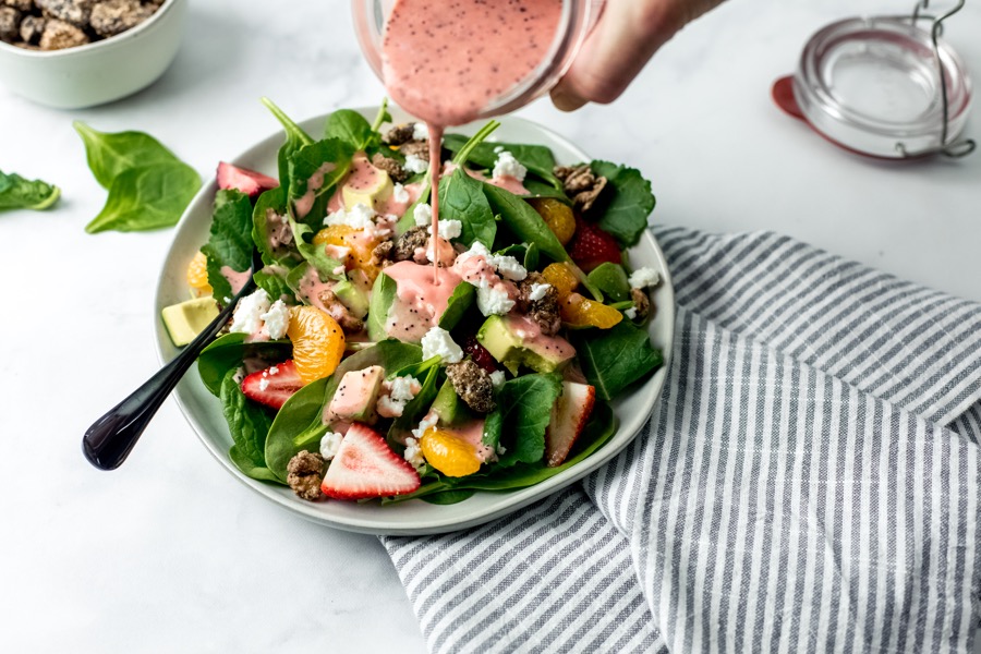 Strawberry Poppy Seed Salad Dressing