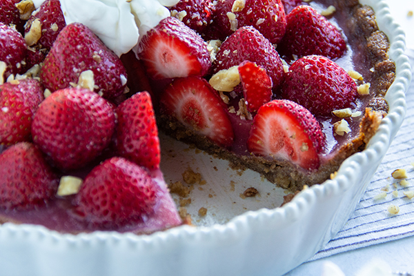 Gluten-free Strawberry Pie with Moscato