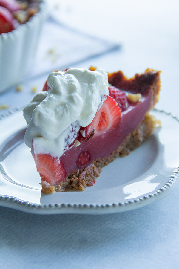 Gluten-free Strawberry Pie with Moscato