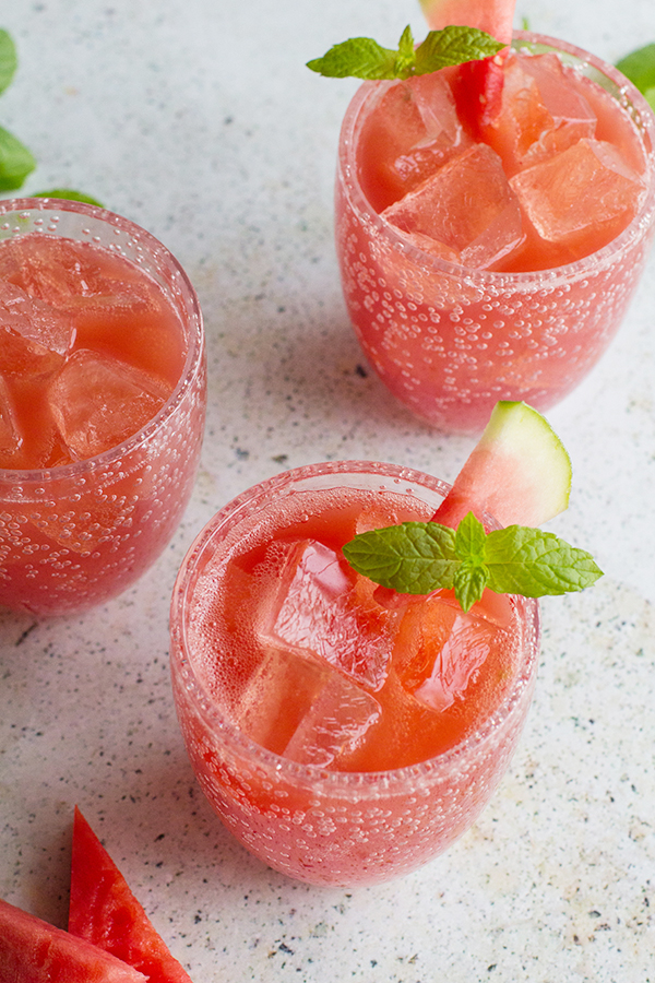 Watermelon Fizz Cocktail