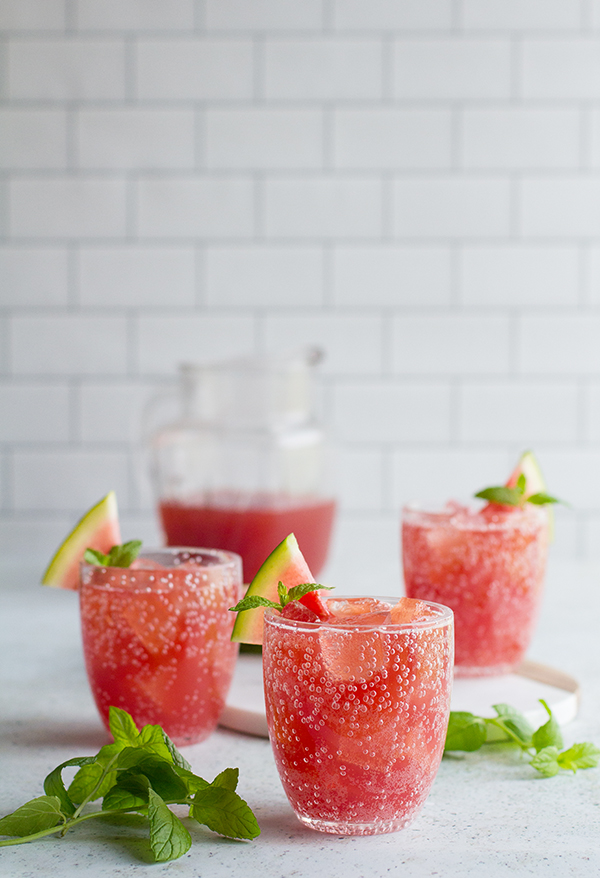 Watermelon Fizz Cocktail