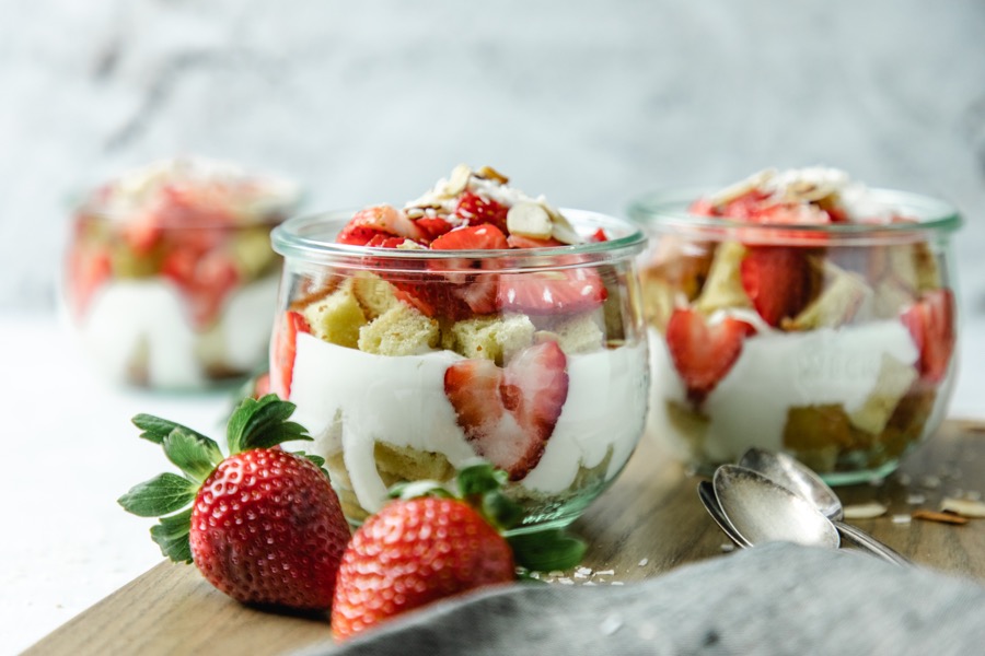 Simple Strawberry Parfaits - Mr. Farmer's Daughter